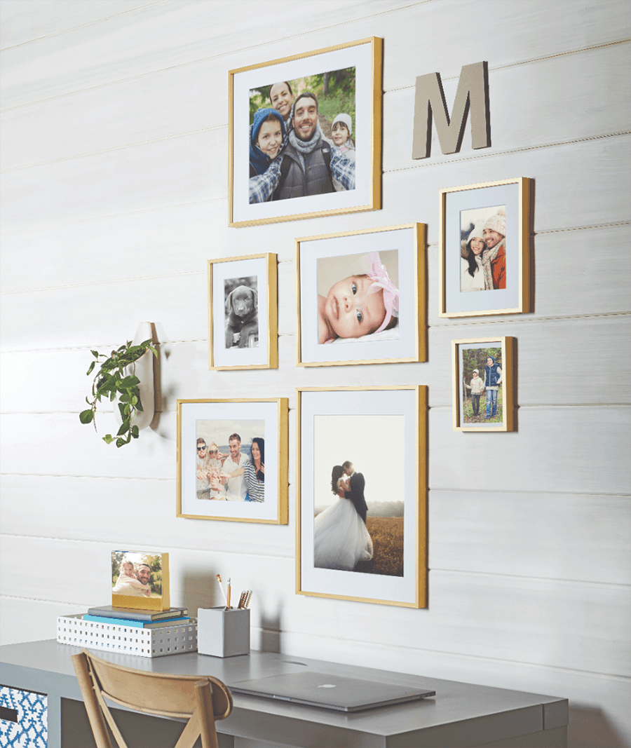 gold gallery wall frames from walmart