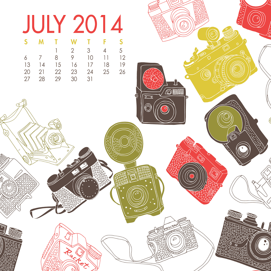 FREEBIES // JULY DESKTOP CALENDARS Oh So Lovely Blog