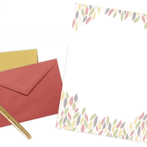 FREEBIES // FALL STATIONERY – Oh So Lovely Blog