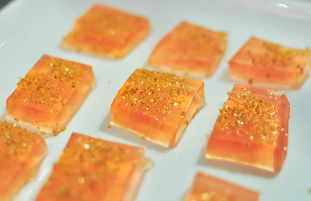 NYE cocktail jello jigglers