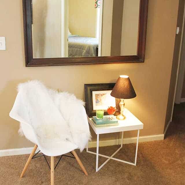 HOME TOUR // HALLWAY SEATING AREA Oh So Lovely Blog