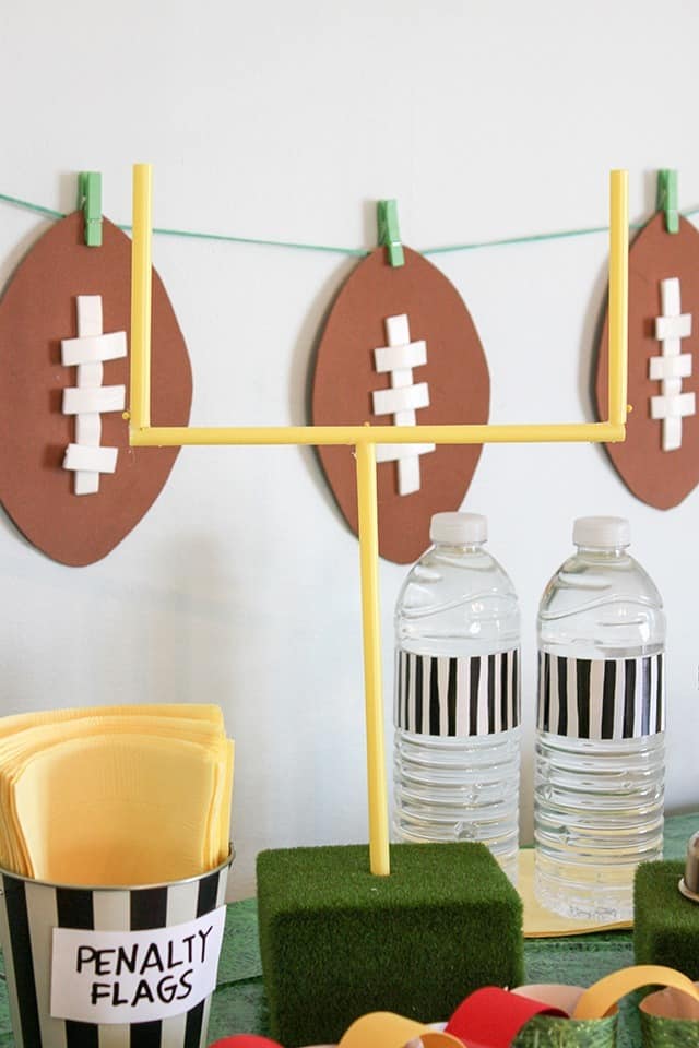 DIY Superbowl party decor easy and affordable ideas for your party
