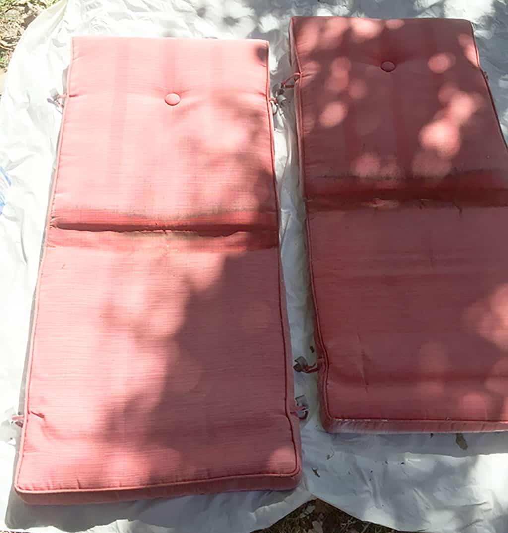 DIY PAINTED OUTDOOR SEAT CUSHION TUTORIAL