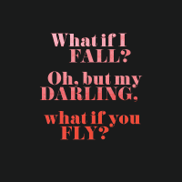 what if you fly? quote free desktop wallpaper