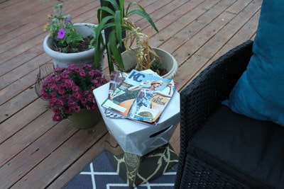 DIY // PAINTED OUTDOOR SEAT CUSHION TUTORIAL, Oh So Lovely Blog