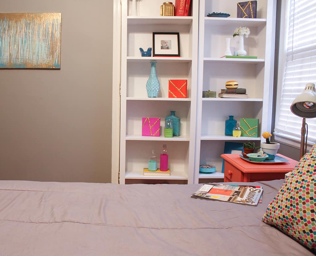 Oh So lovely blog guest room home tour and DIY nightstand update