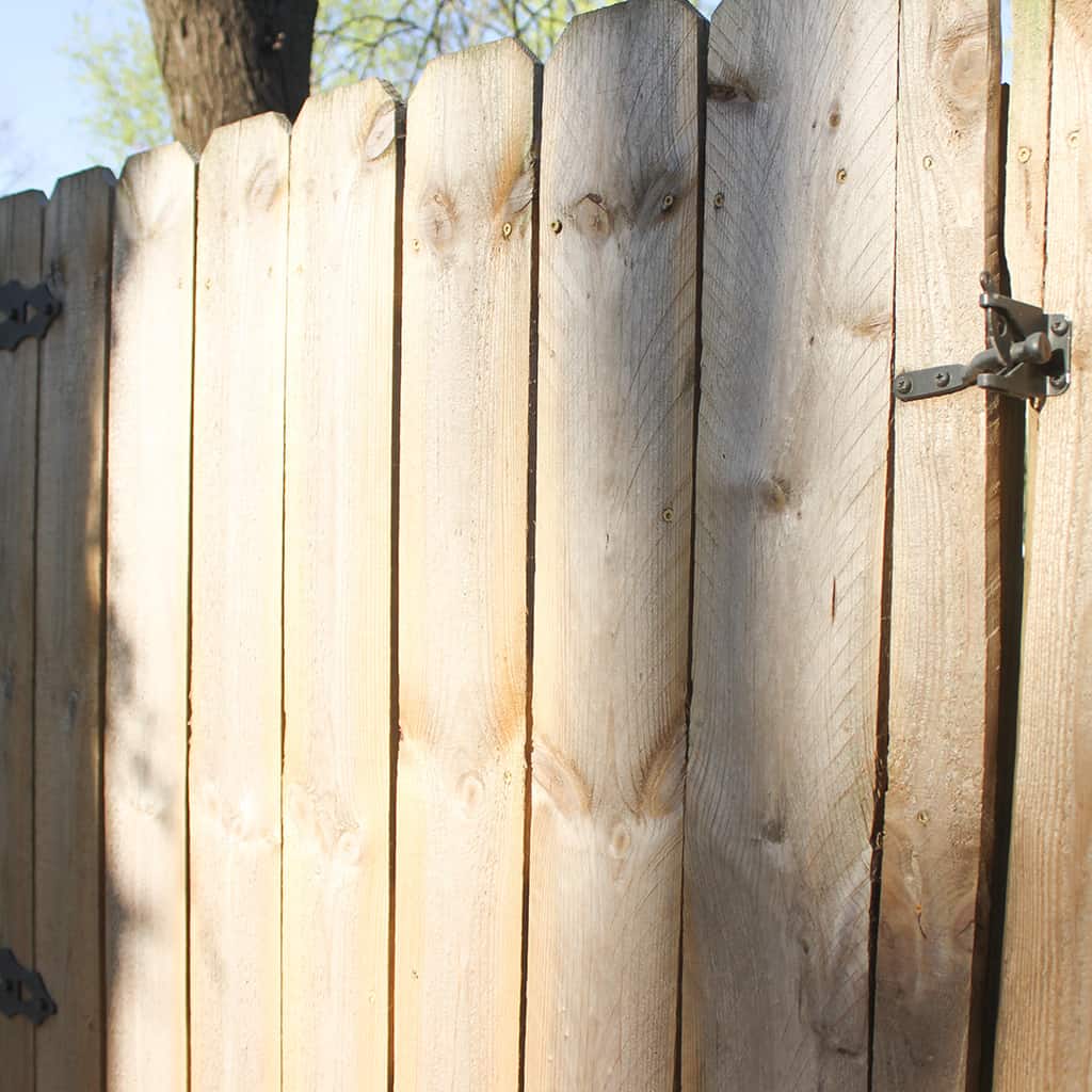 DIY tutorial install National Hardware gate latch + giveaway