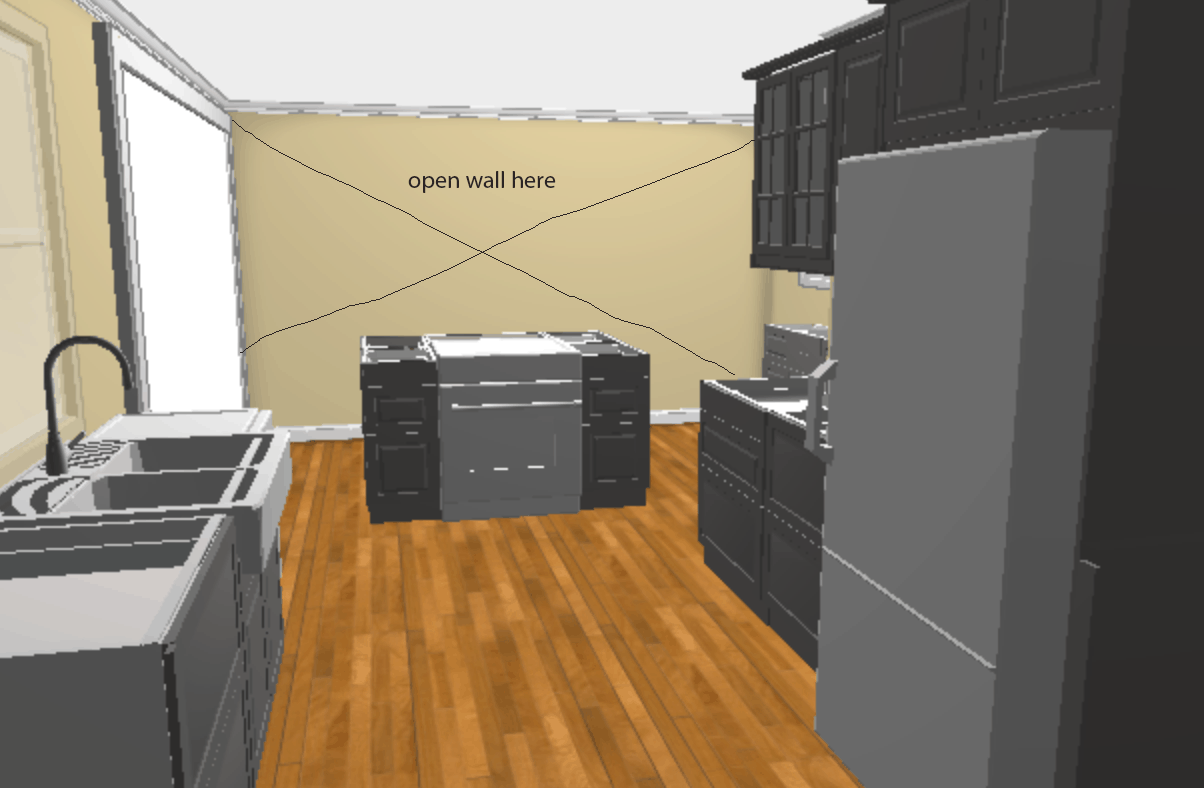 diy ikea kitchen layout 