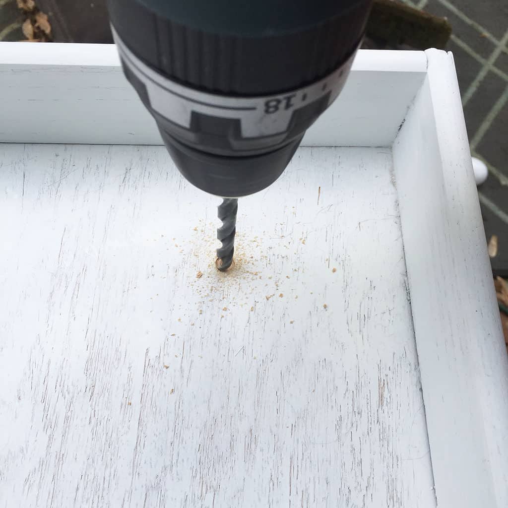 DIY Upcycled Drawer to Modern Coffee Table