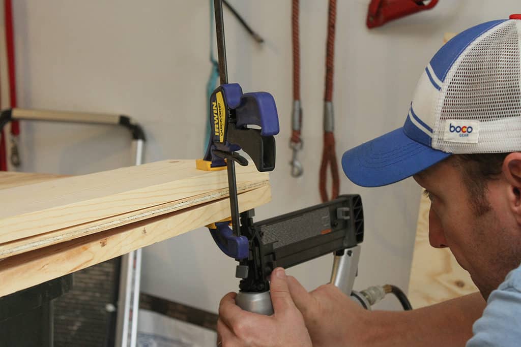 How to build your own DIY sliding barn door tutorial