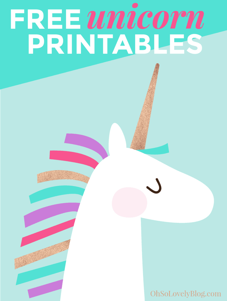 Oh So Lovely Blog shares the progress of her DIY toddler bedroom and playroom and shares a fun and cute unicorn free printable!