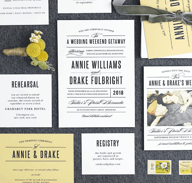 Basic Invite Custom Stationery Shop