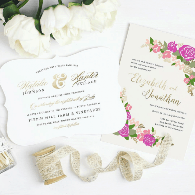 Basic Invite Custom Stationery Shop