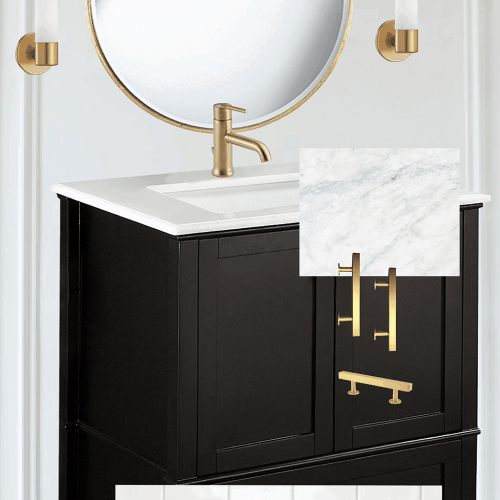 DIY Guest Bathroom Remodel - The Inspiration