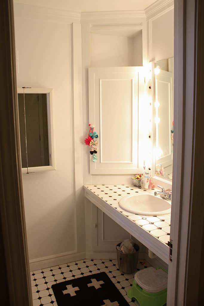 DIY Guest Bathroom Remodel - Before Photos