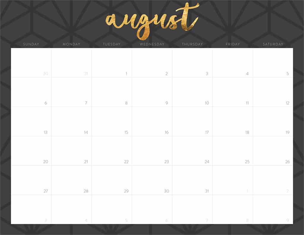 FREE 2017 Printable Calendars