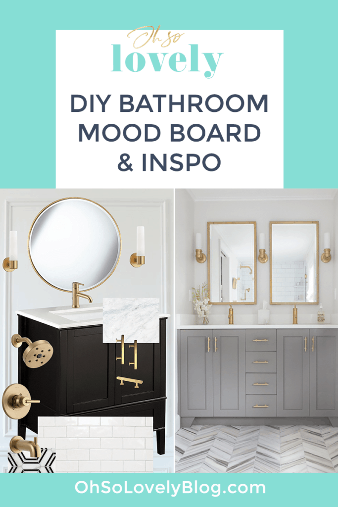 DIY bathroom makeover inspiration on a budget