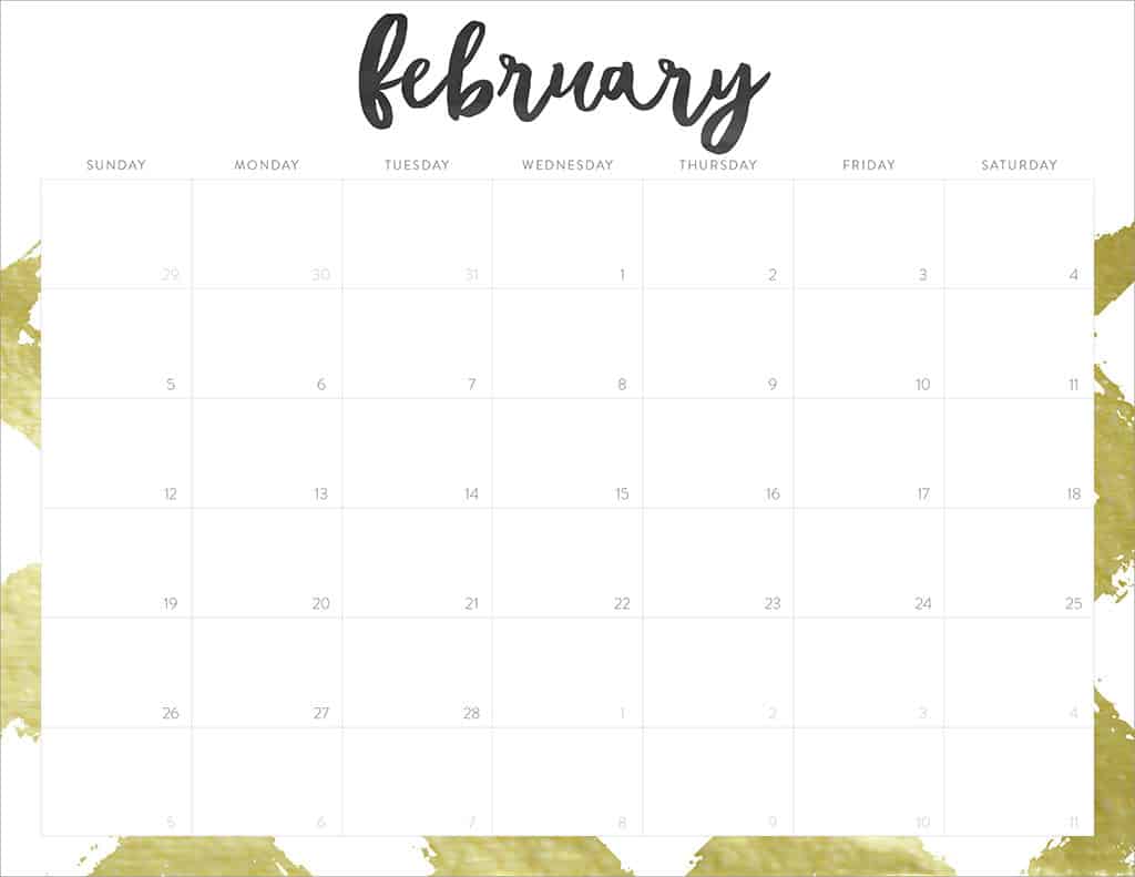 FREE 2017 Printable Calendars