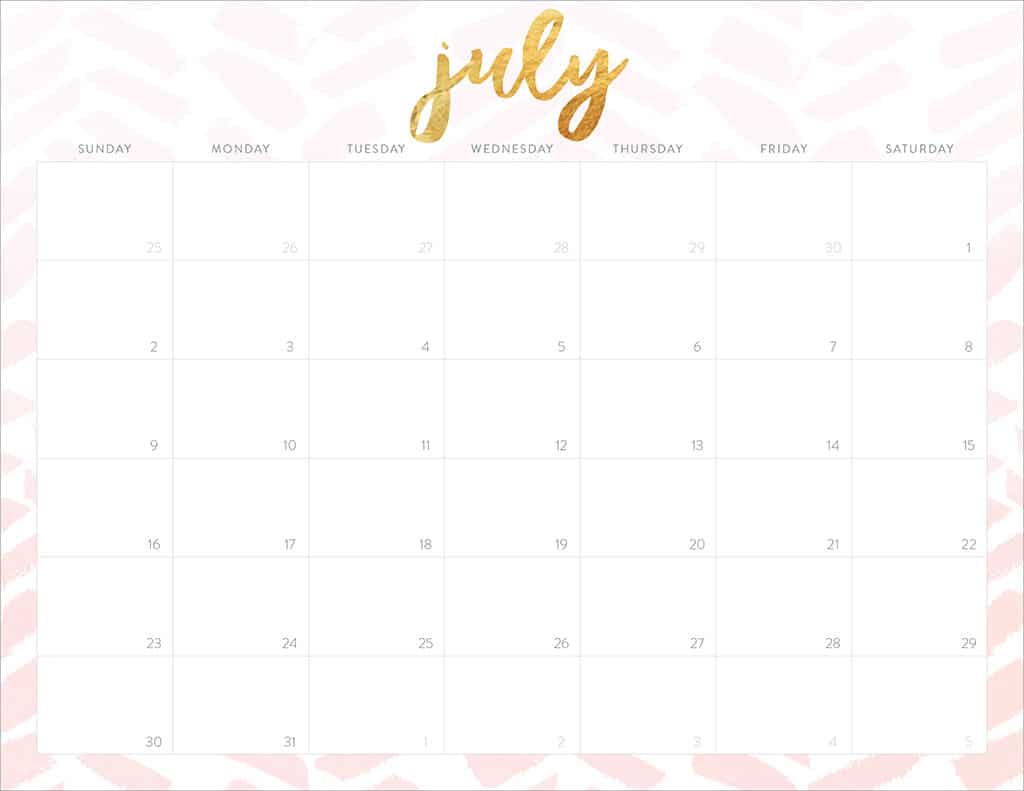 FREE 2017 Printable Calendars