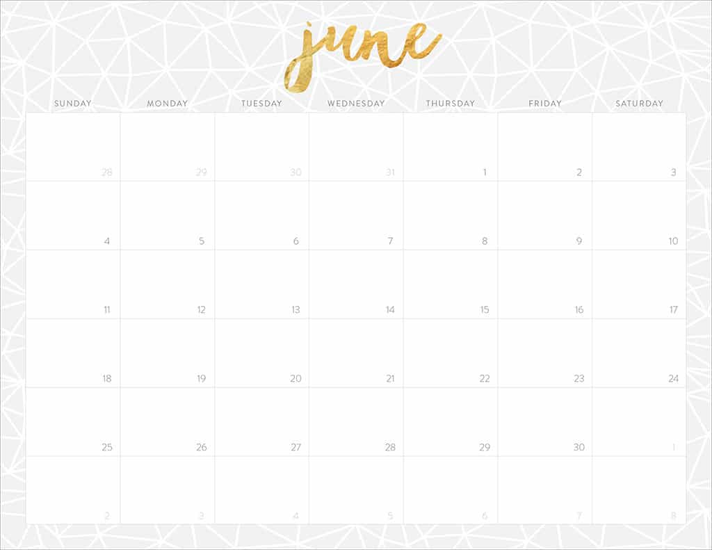 FREE 2017 Printable Calendars