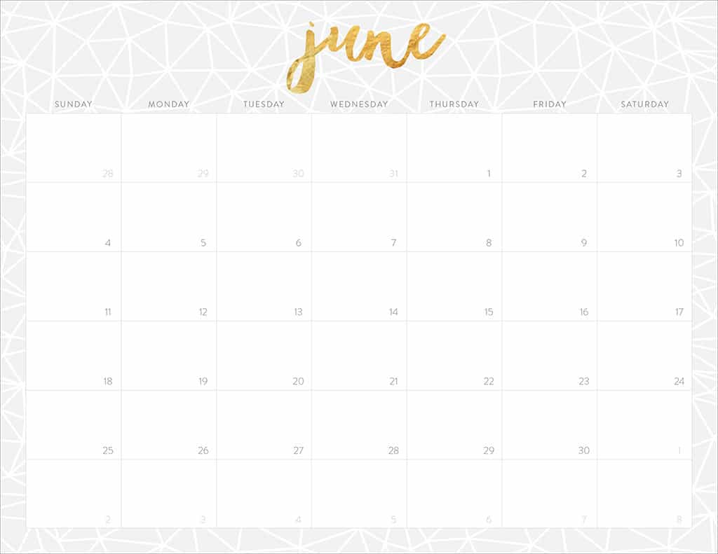 FREE 2017 Printable Calendars