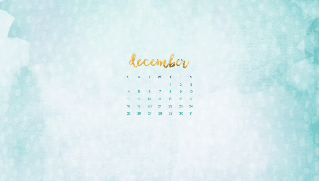 December calendar wallpapers