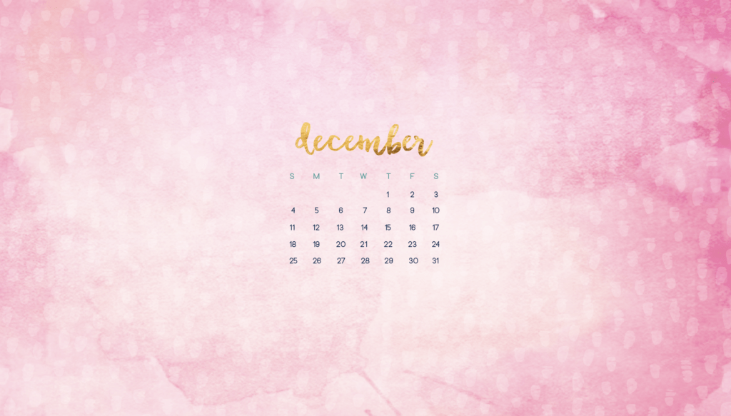 December calendar wallpapers