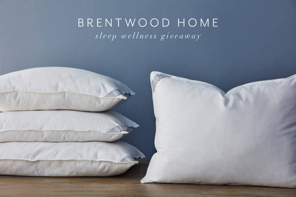 Brentwood Home sleep and wellness giveaway