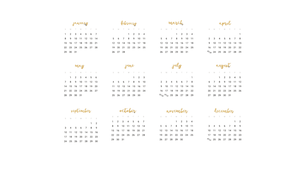 Free 2017 desktop wallpaper calendars