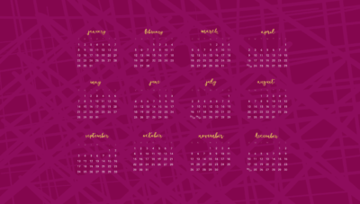 Free 2017 desktop wallpaper calendars