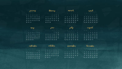 Free 2017 desktop wallpaper calendars