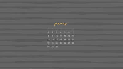 FREE January desktop calendar wallpapers