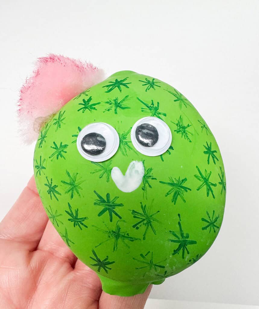 HOW TO MAKE A DIY ROCK CACTUS, Oh So Lovely Blog
