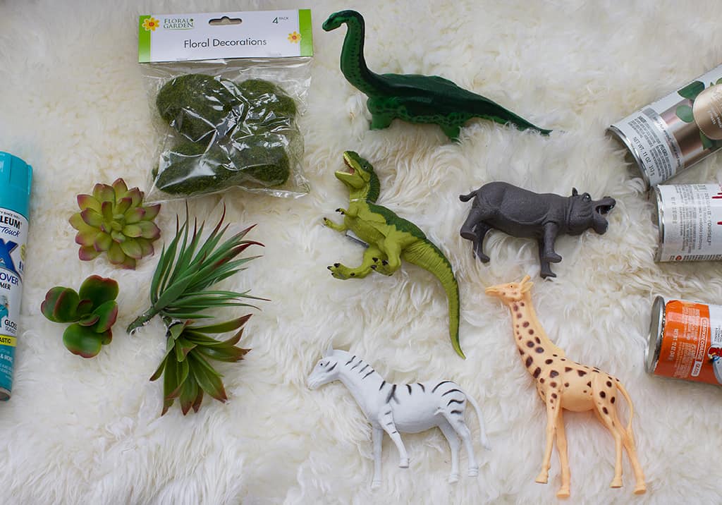 DIY toy animal planter tutorial