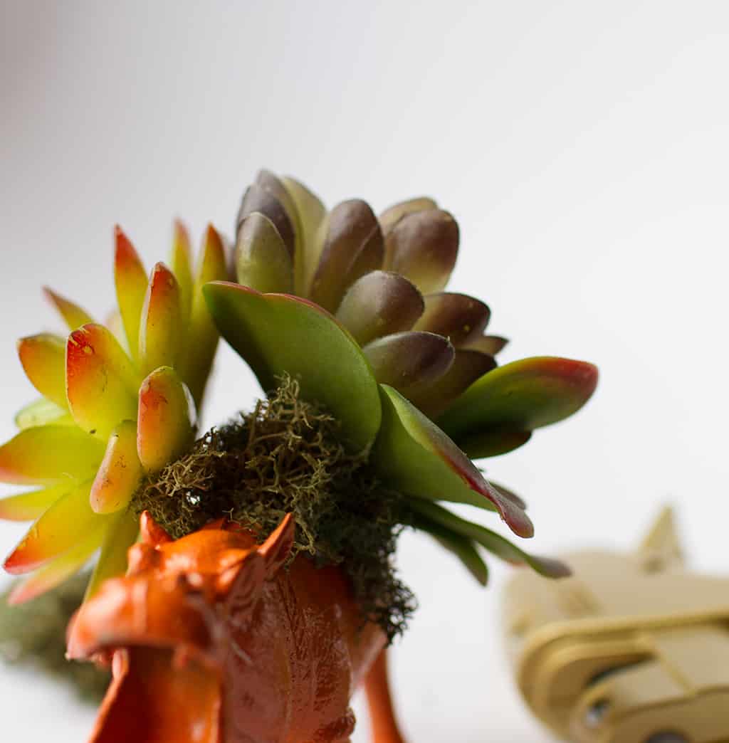 HOW TO MAKE DIY TOY ANIMAL PLANTERS, Oh So Lovely Blog