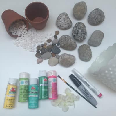 DIY rock cactus tutorial