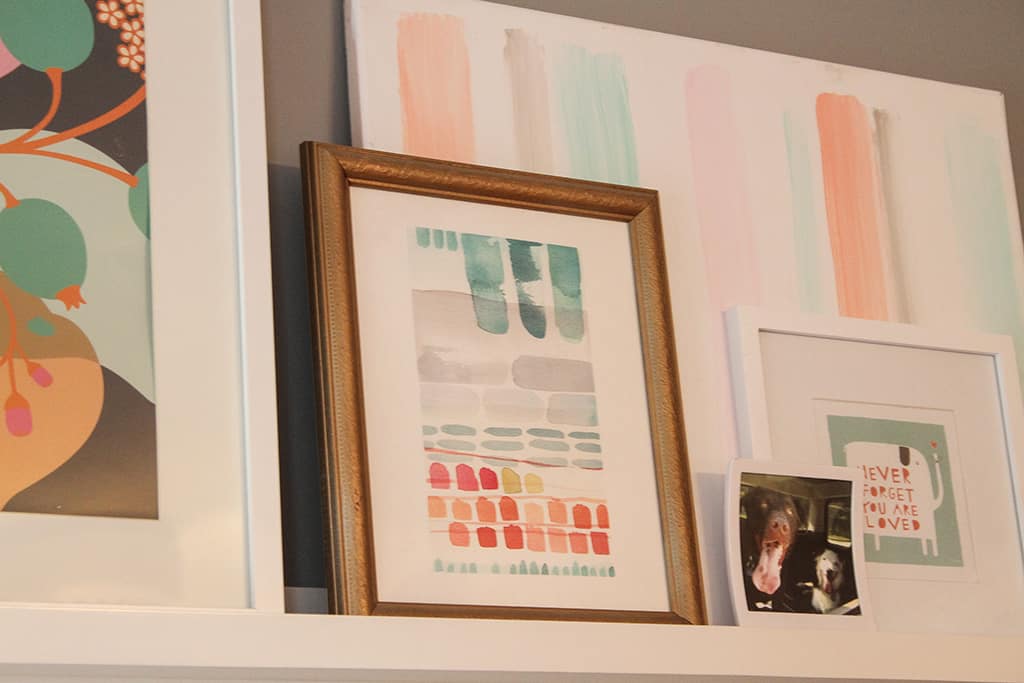 Bedroom Update Minted Art Shelves Home Tour