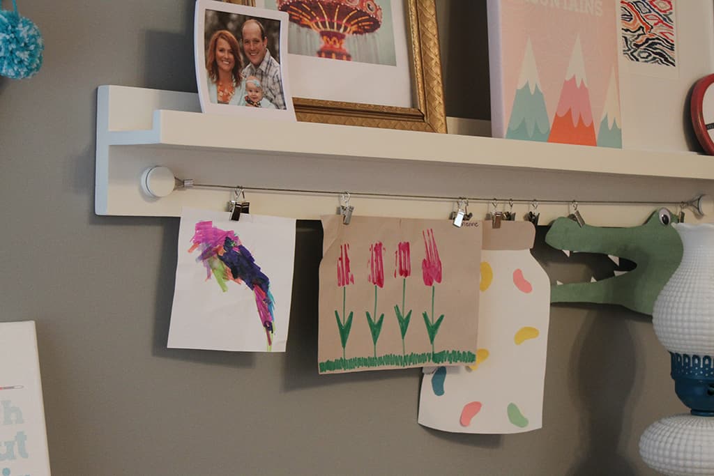 Bedroom Update Minted Art Shelves Home Tour