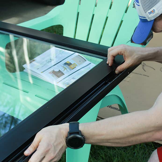 Spring Front Porch Makeover with Larson Doors