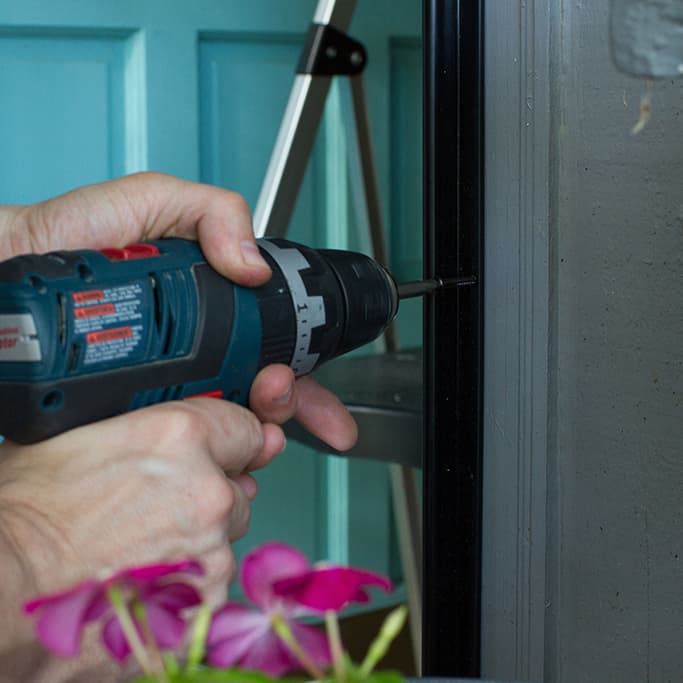 Spring Front Porch Makeover with Larson Doors