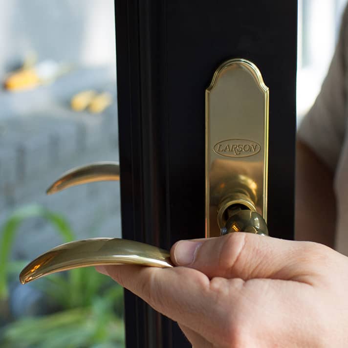 Spring Front Porch Makeover with Larson Doors