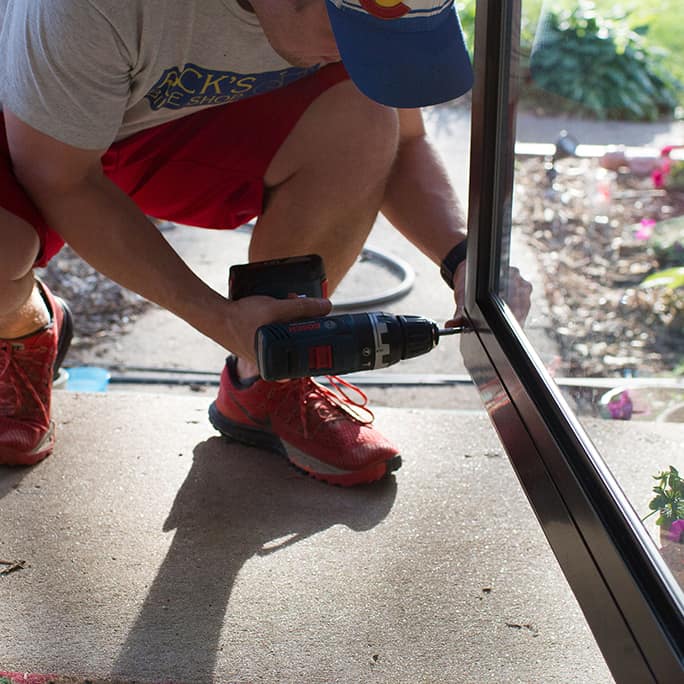 Spring Front Porch Makeover with Larson Doors