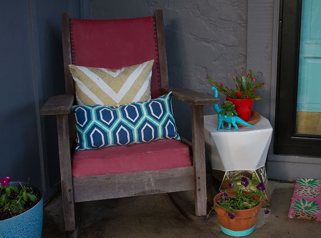 Spring Front Porch Makeover with Larson Doors