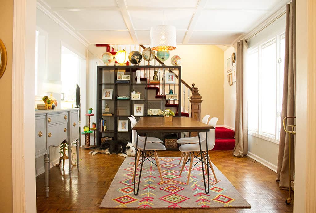 Dining room progress Minted Art Shelves