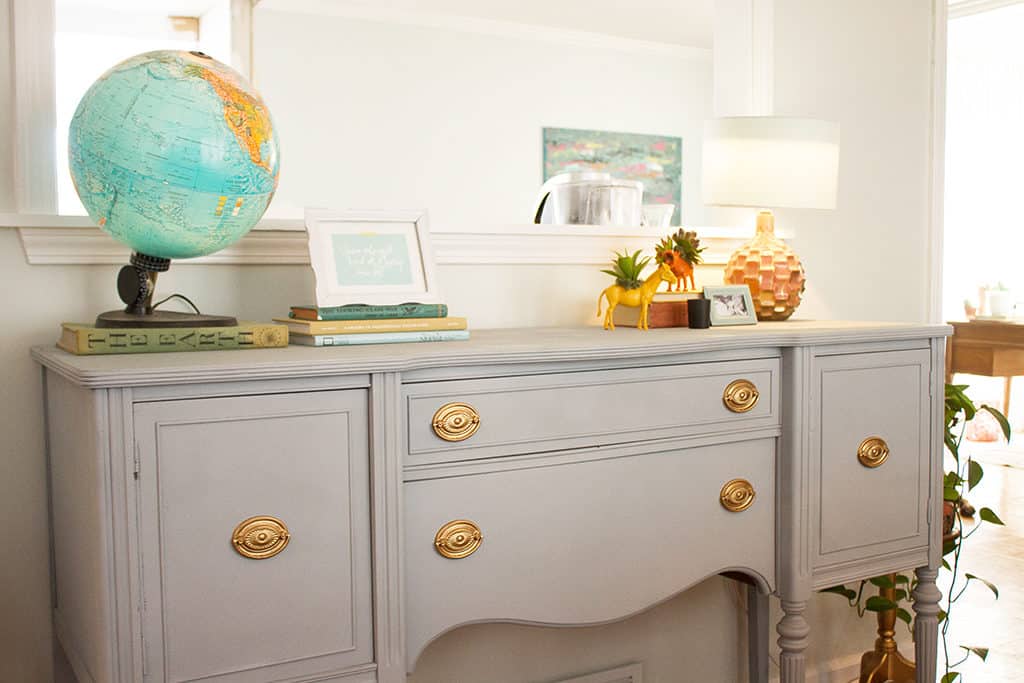 Dining room progress Minted Art Shelves