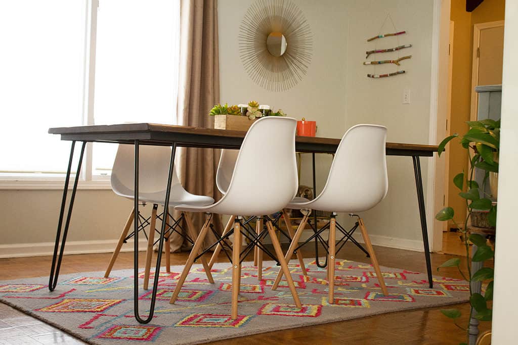 Dining room progress Minted Art Shelves