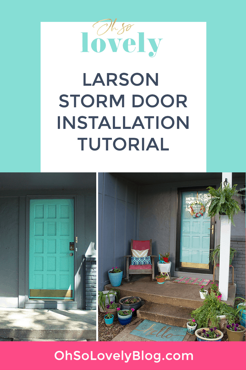 Spring Front Porch Makeover with Larson Doors