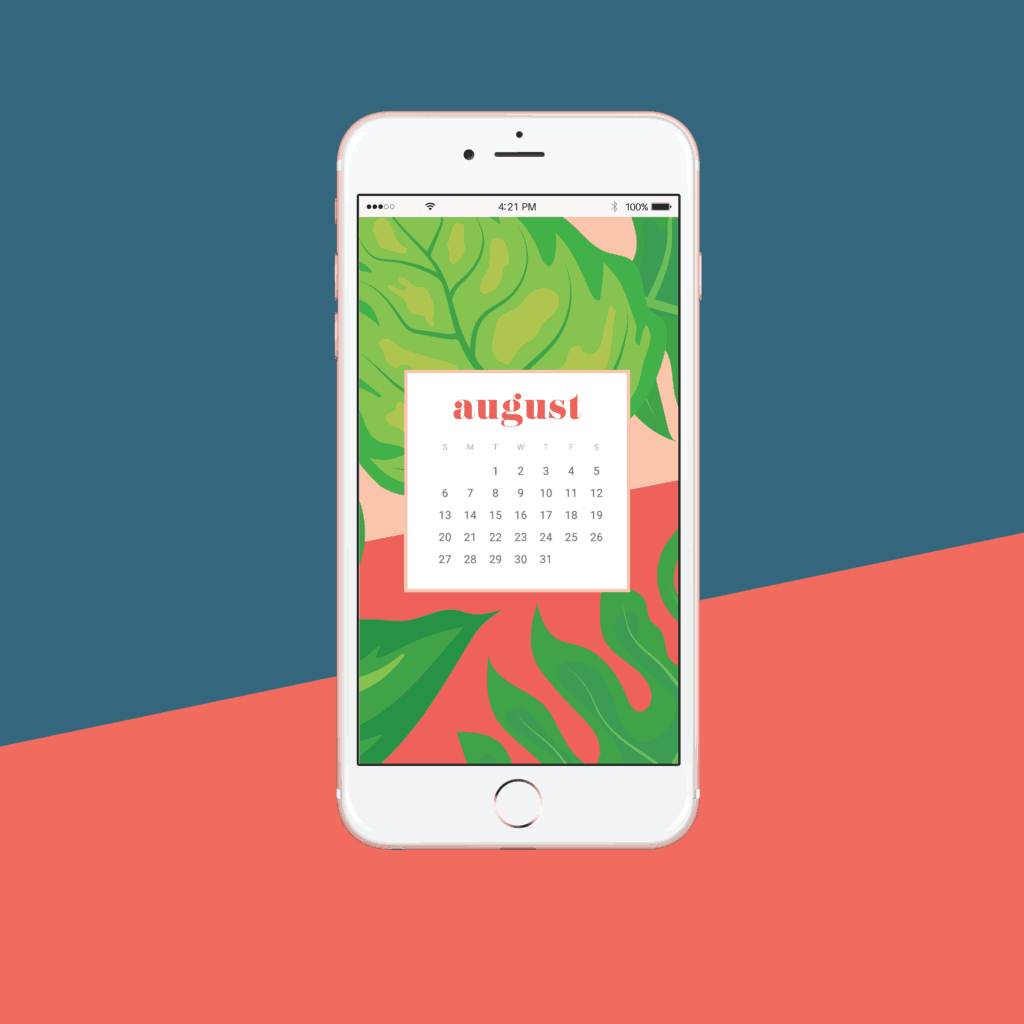 FREE August Calendar Wallpapers