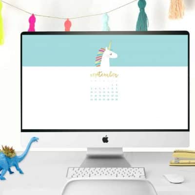 FREE September wallpaper calendars