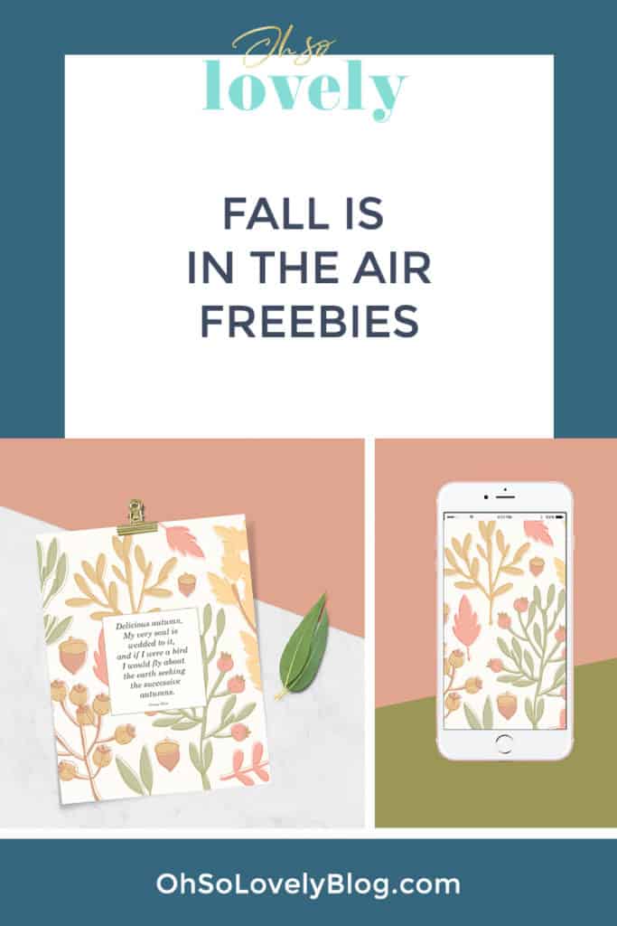 Fall freebies